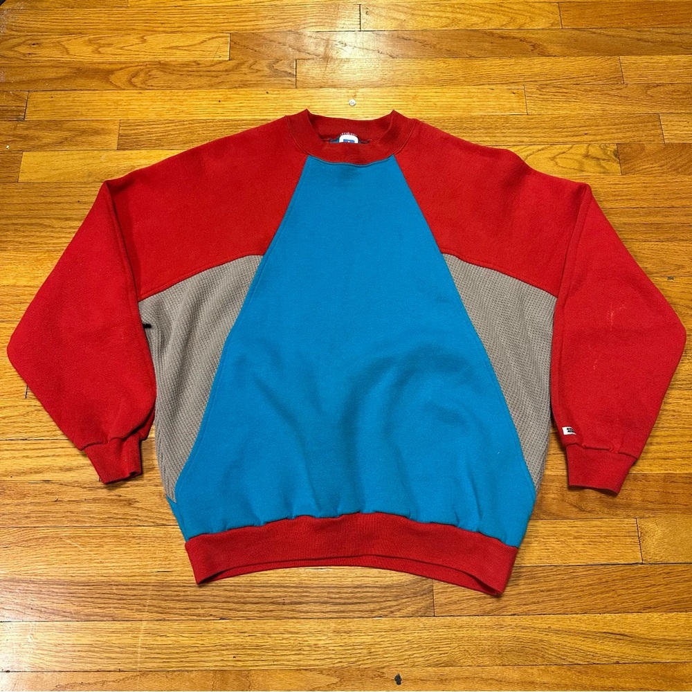 VTG 90s Made in USA Russell Athletic Cut & Sew Sweatshirt
